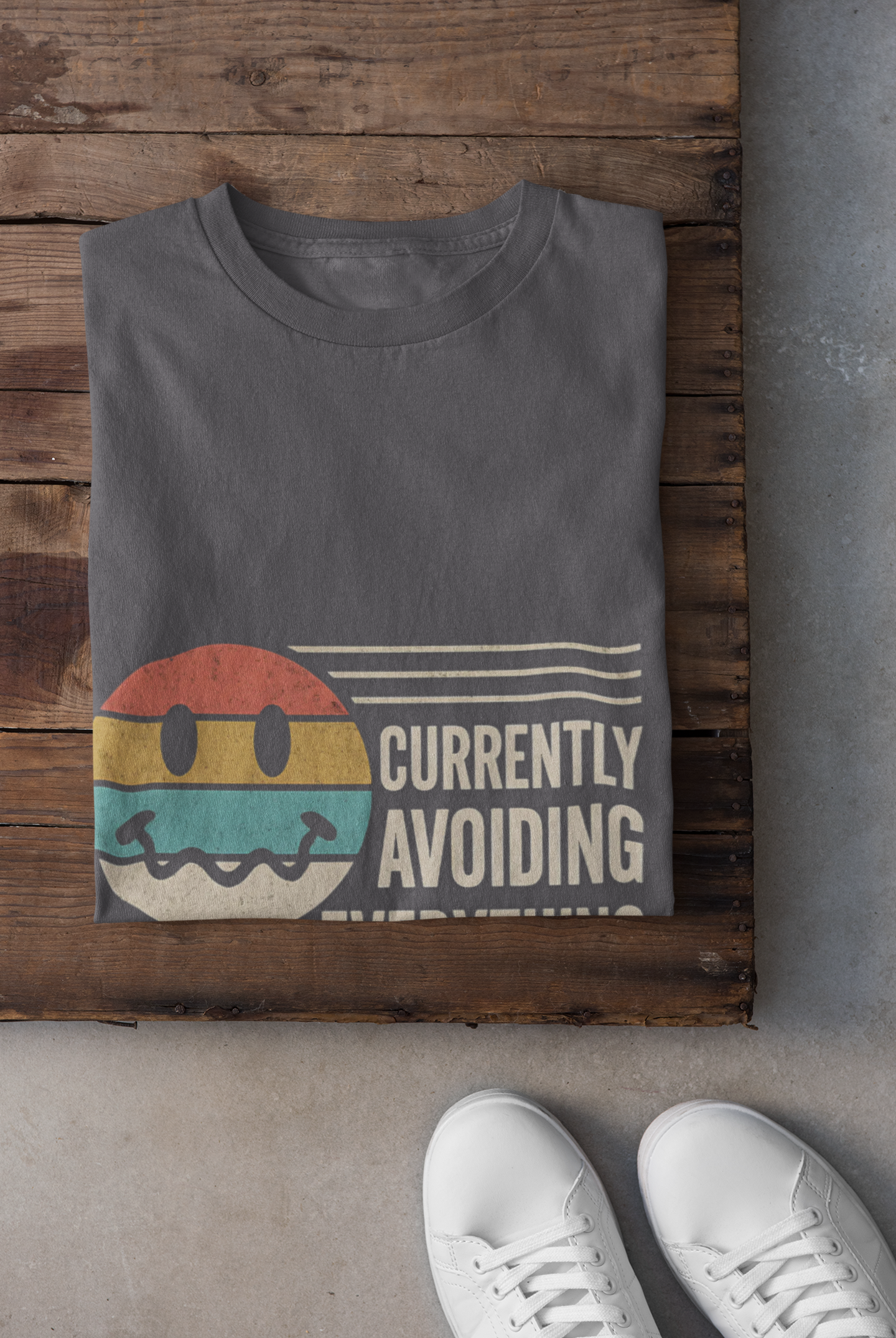 Retro Vibe Unisex T-Shirt - Currently Avoiding Everything
