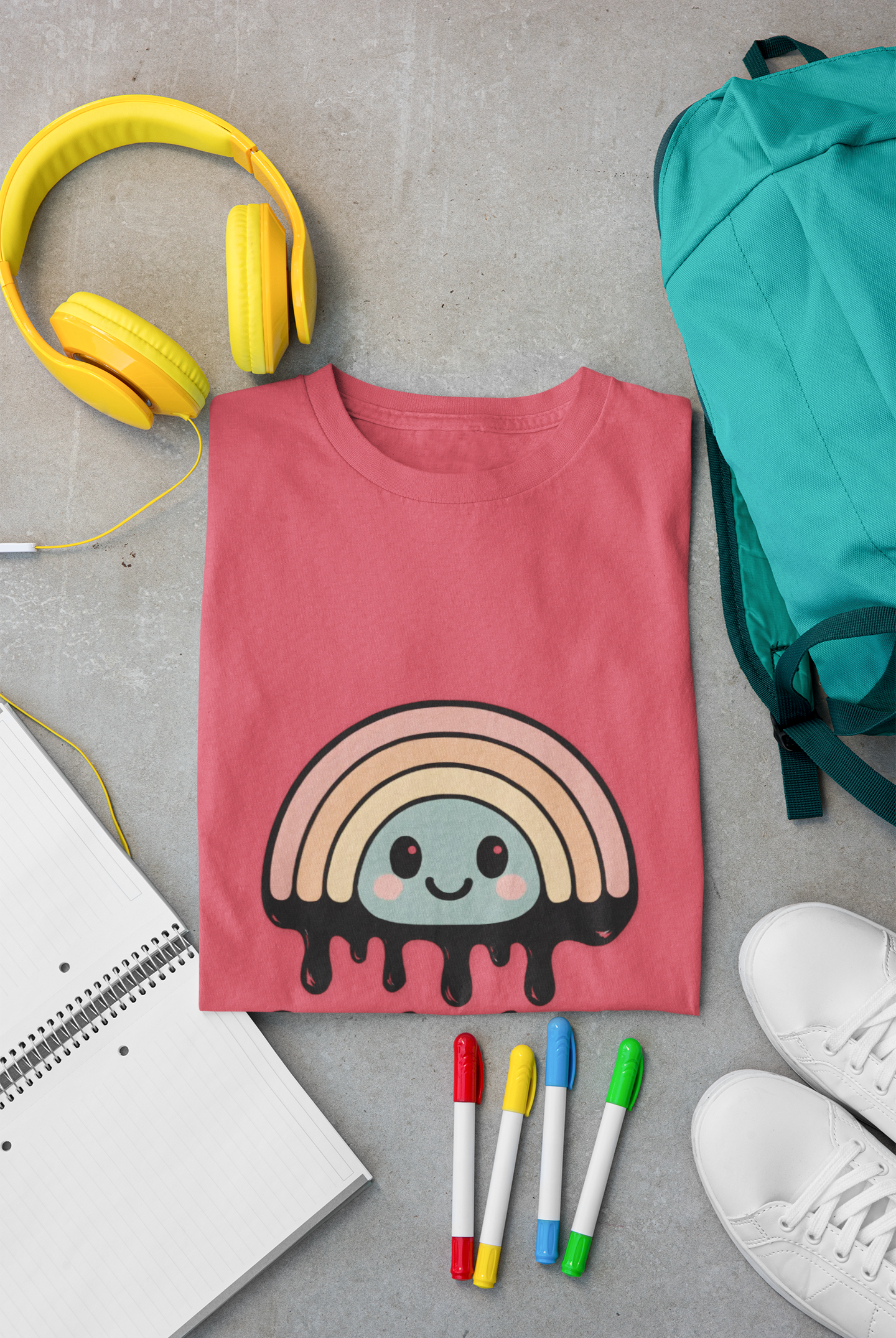 Optimism Is Overrated Rainbow Unisex T-Shirt