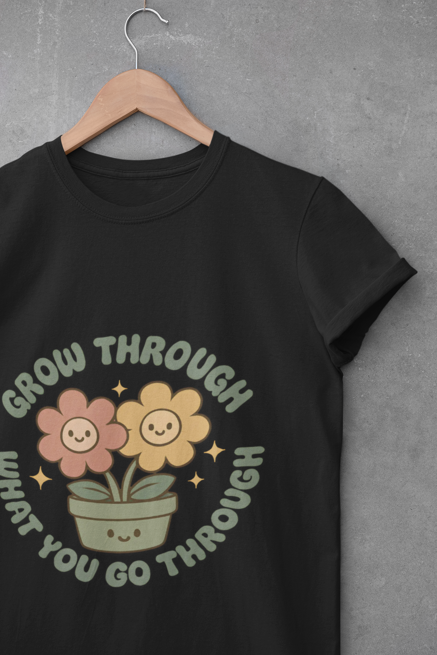 Grow Through Floral Unisex T-Shirt