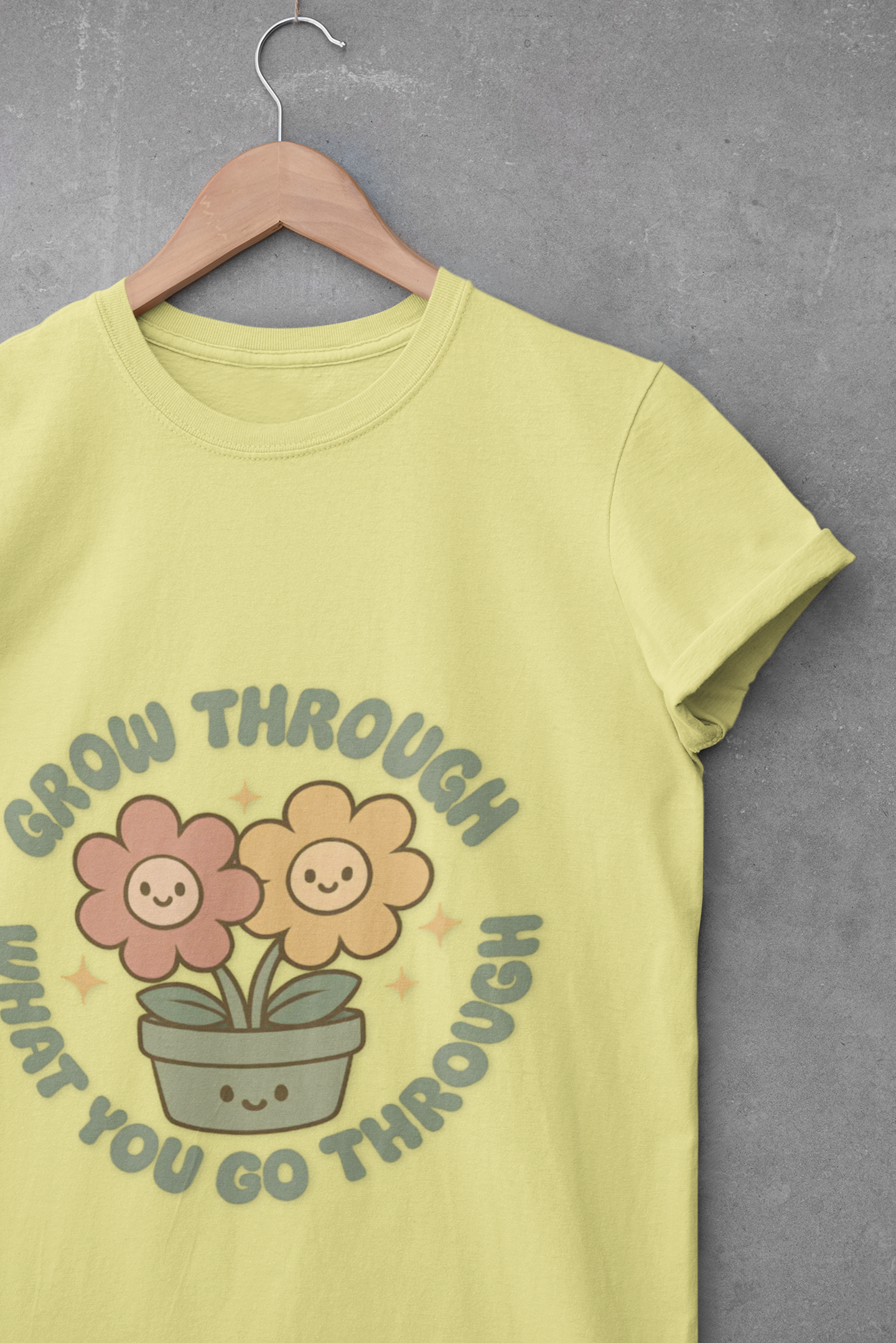 Grow Through Floral Unisex T-Shirt