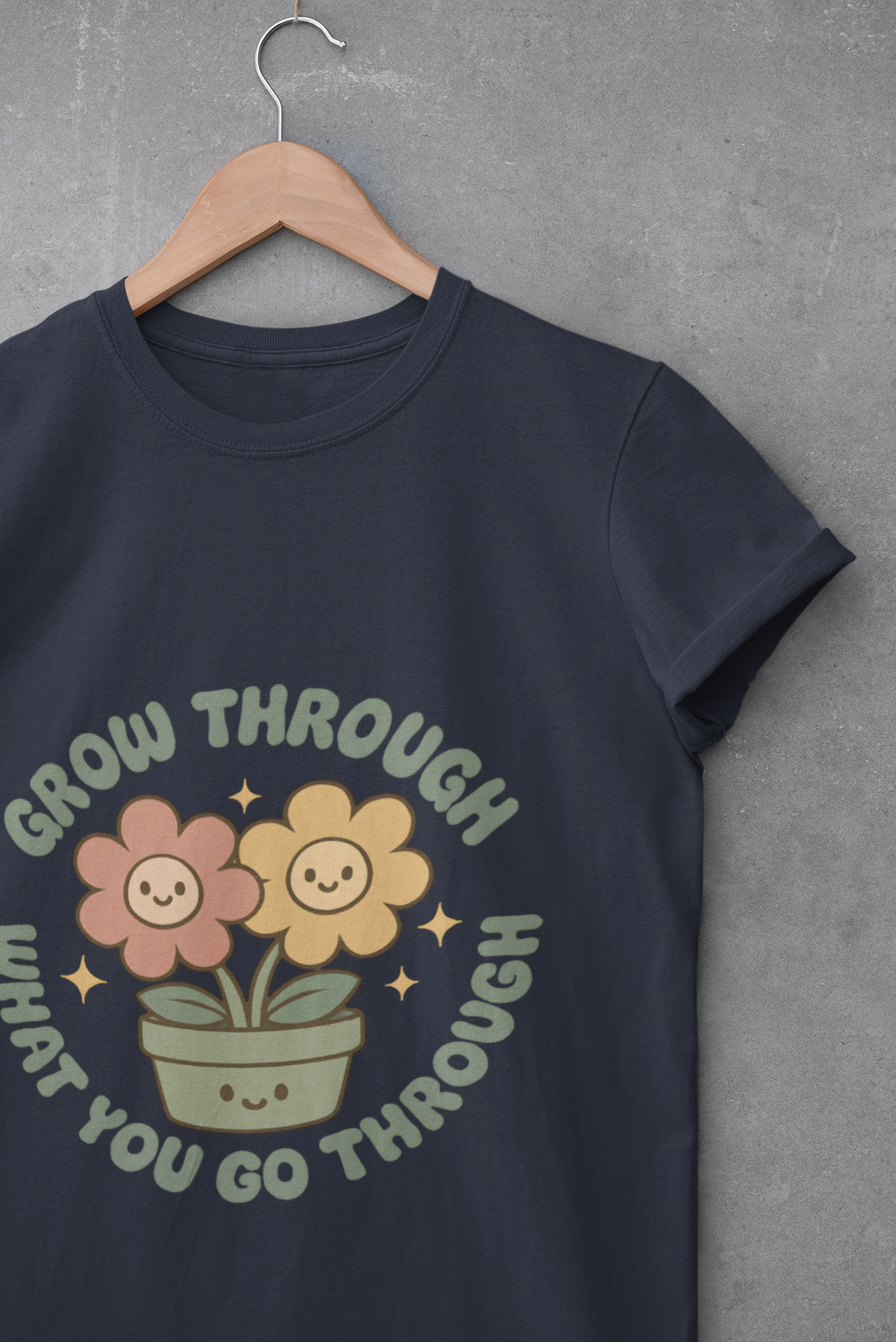 Grow Through Floral Unisex T-Shirt