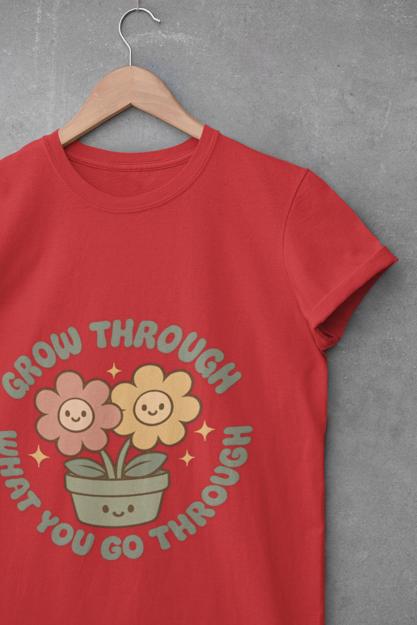 Grow Through Floral Unisex T-Shirt