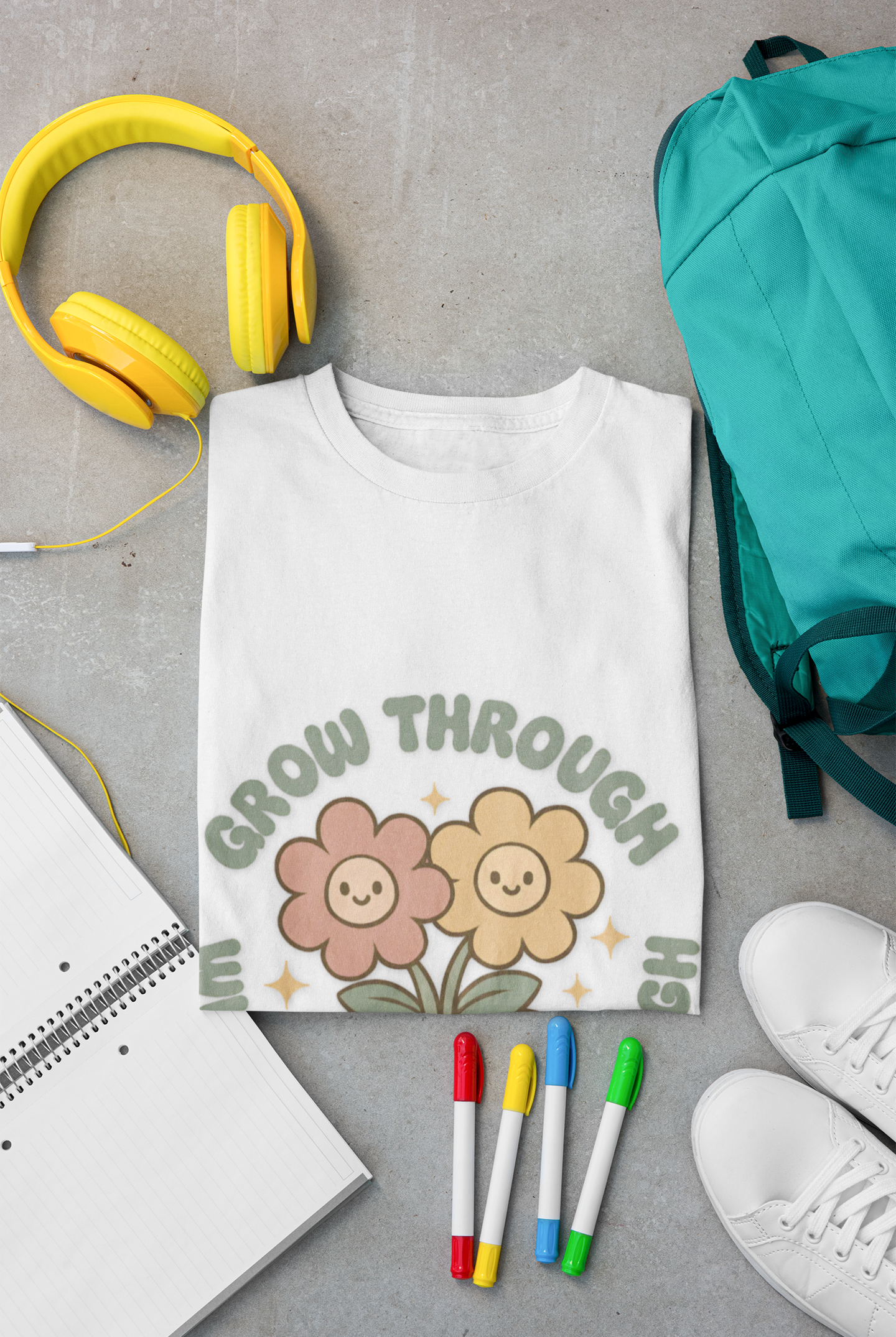 Grow Through Floral Unisex T-Shirt