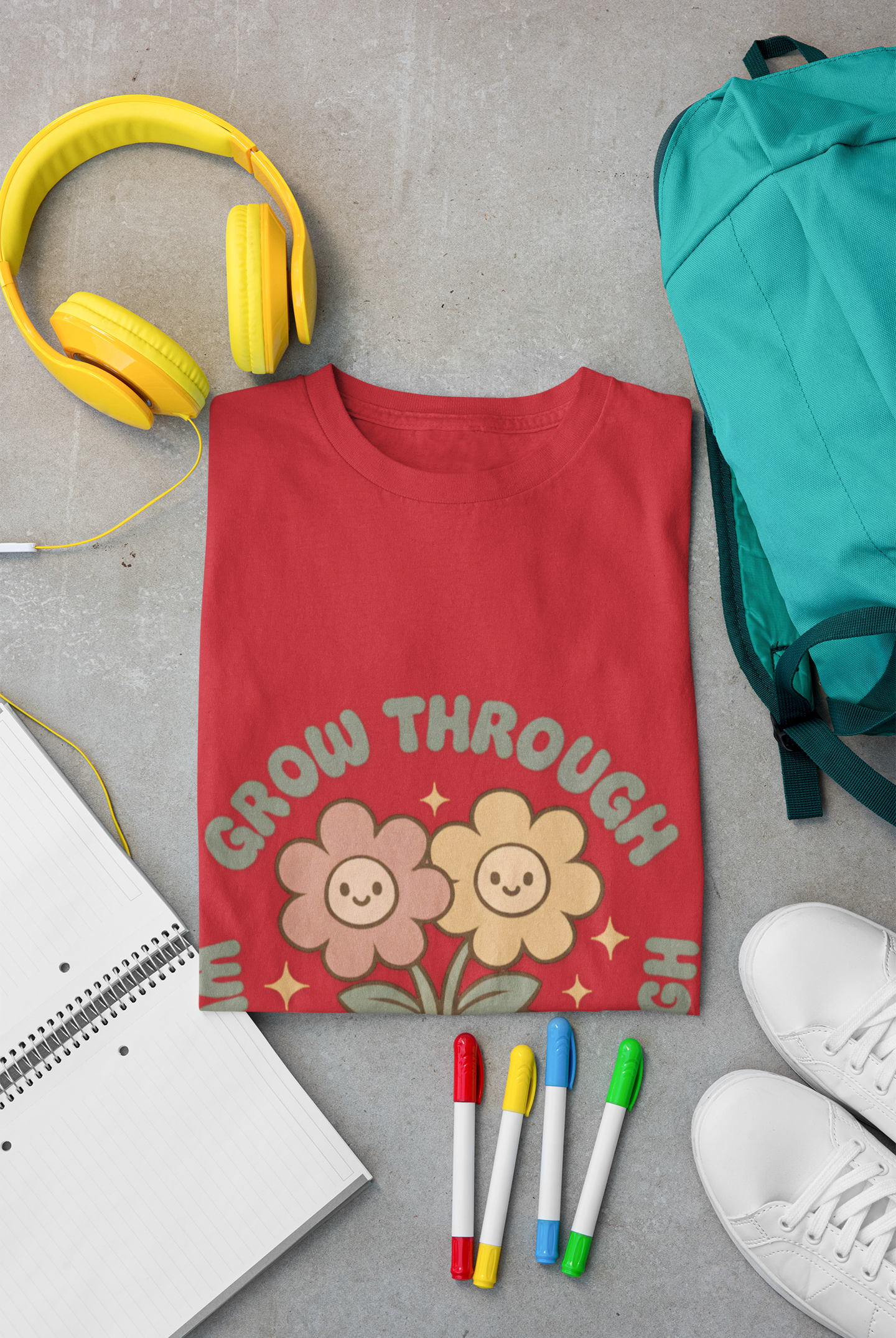 Grow Through Floral Unisex T-Shirt