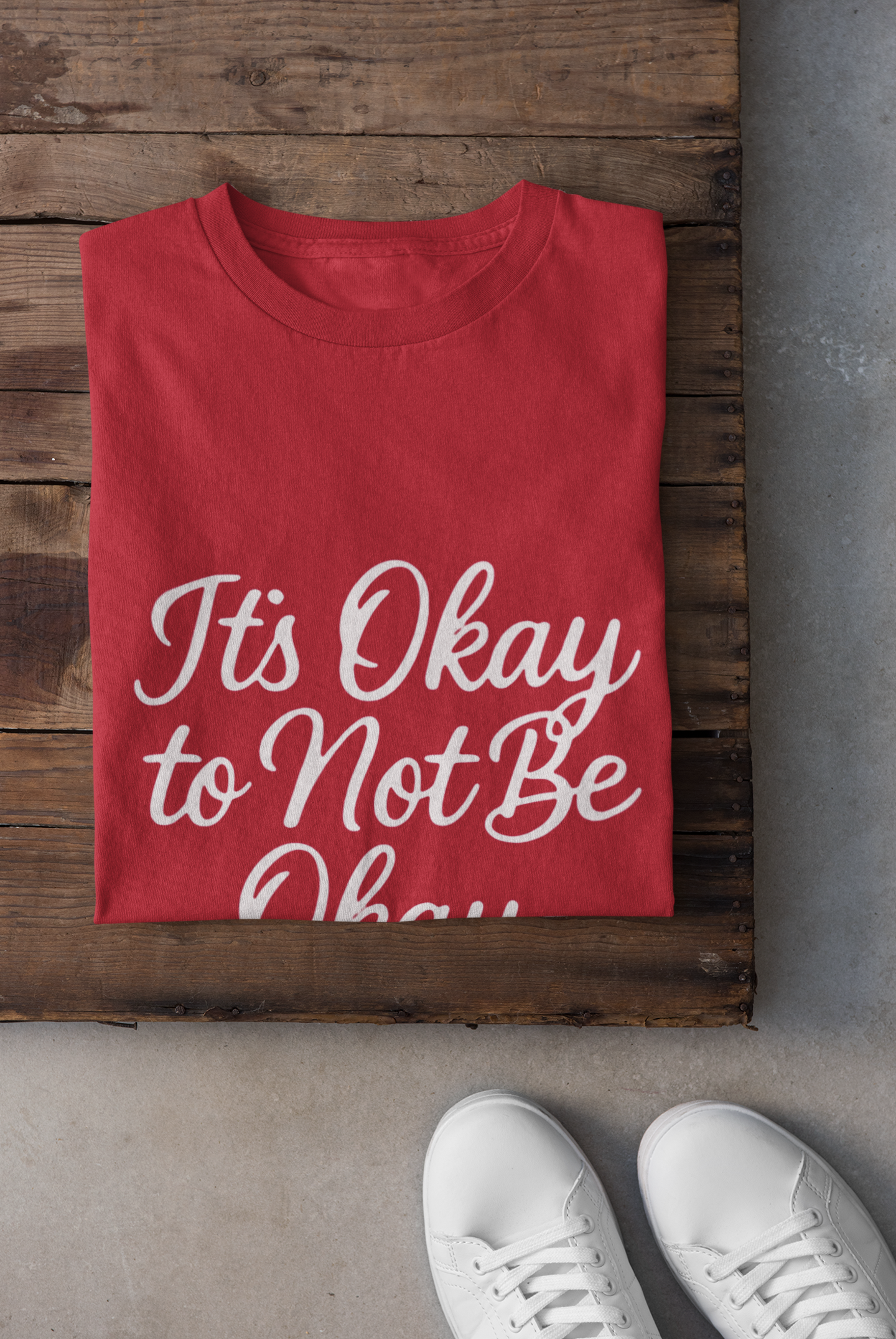 Unisex Softstyle T-Shirt - "It's Okay to Not Be Okay"