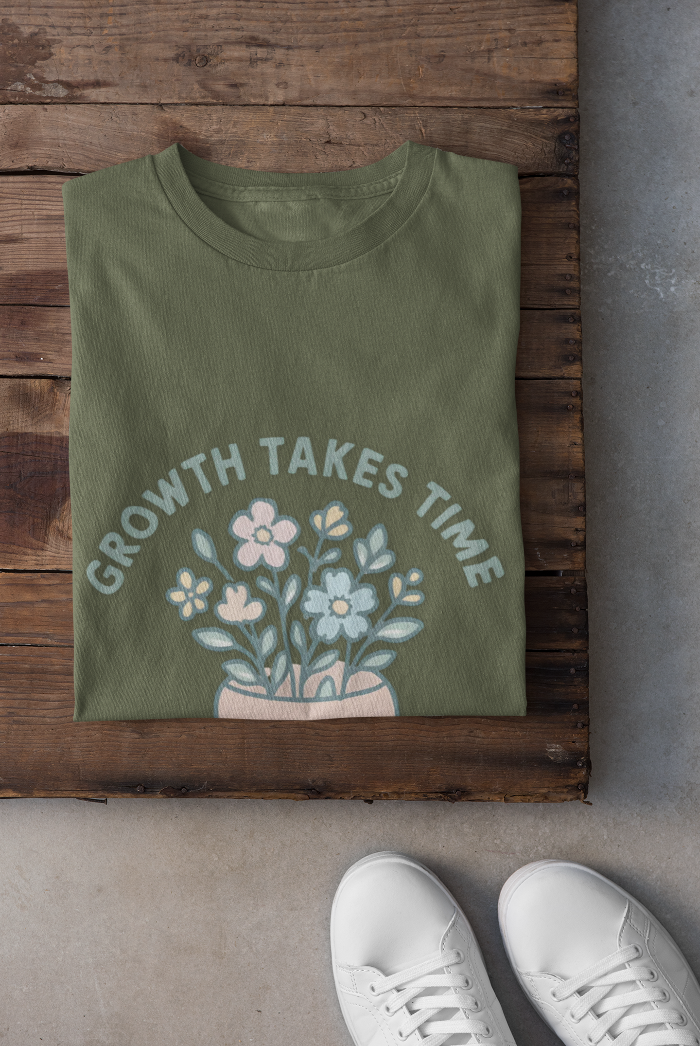 Growth Takes Time Unisex Softstyle T-Shirt