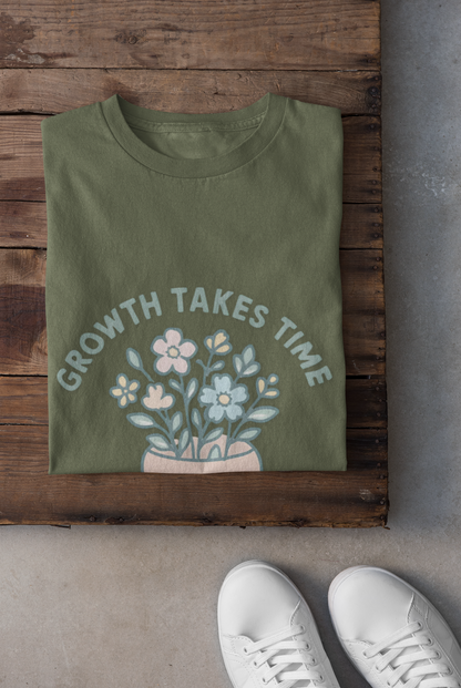 Growth Takes Time Unisex Softstyle T-Shirt