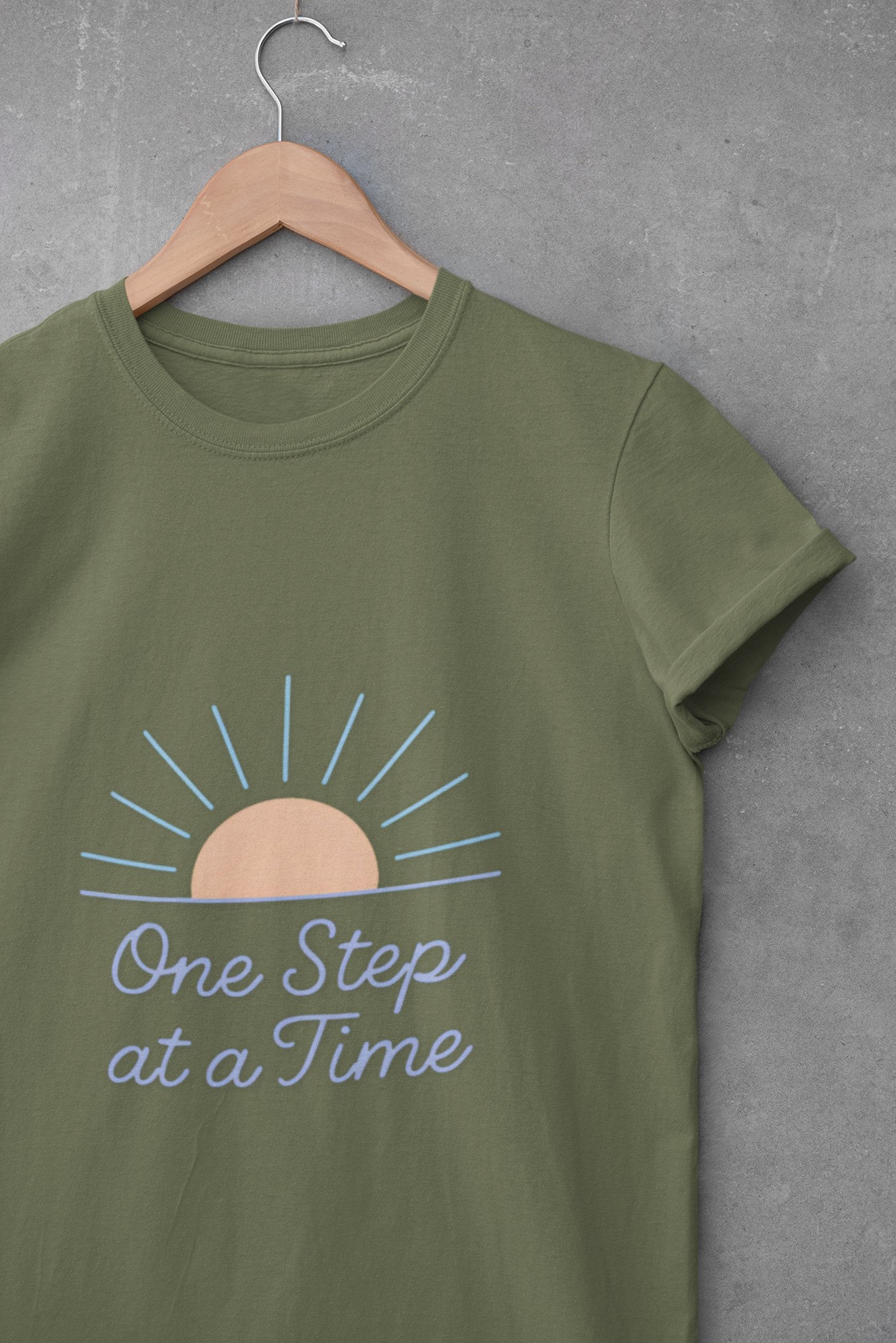 Unisex Softstyle T-Shirt - "One Step at a Time"