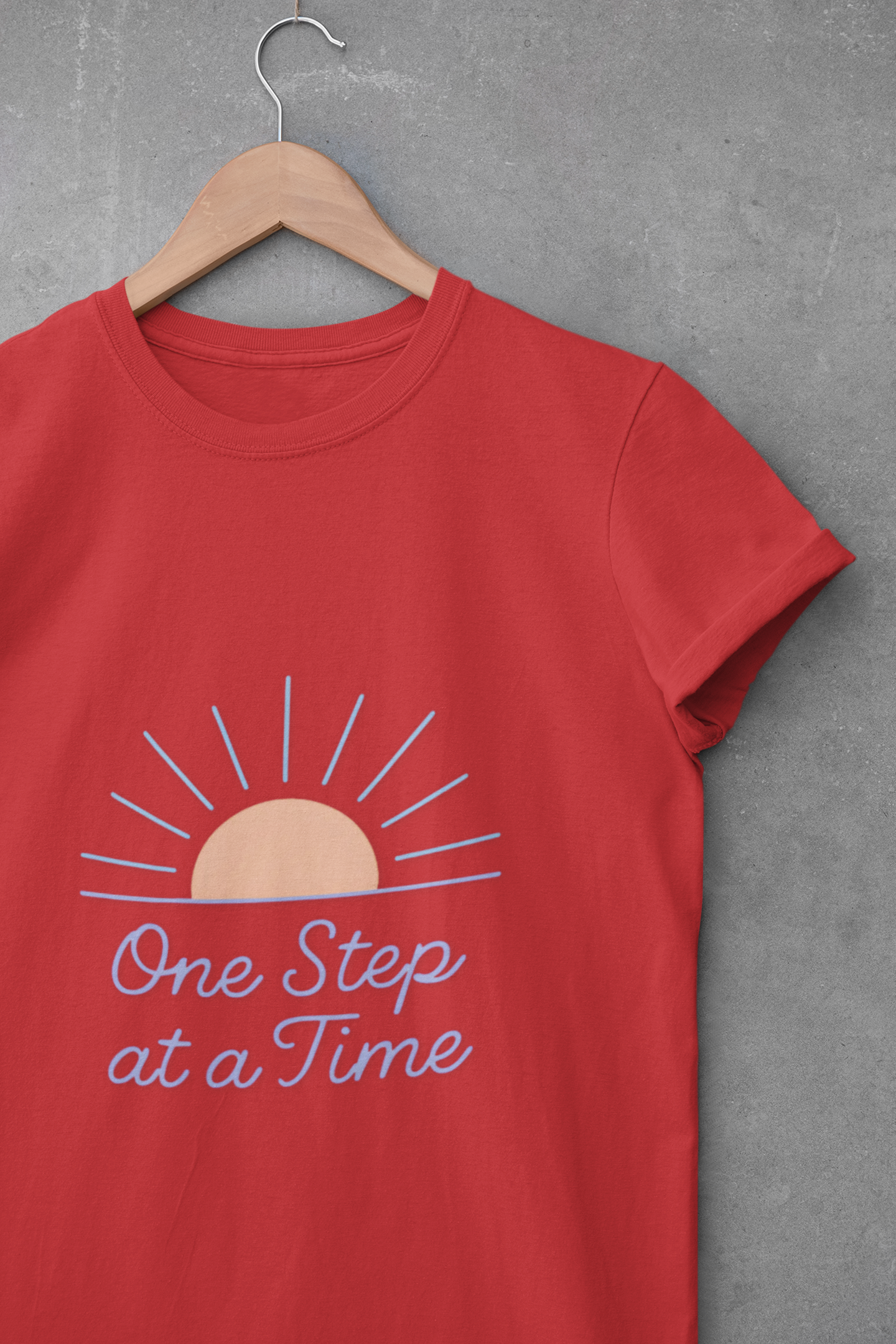 Unisex Softstyle T-Shirt - "One Step at a Time"