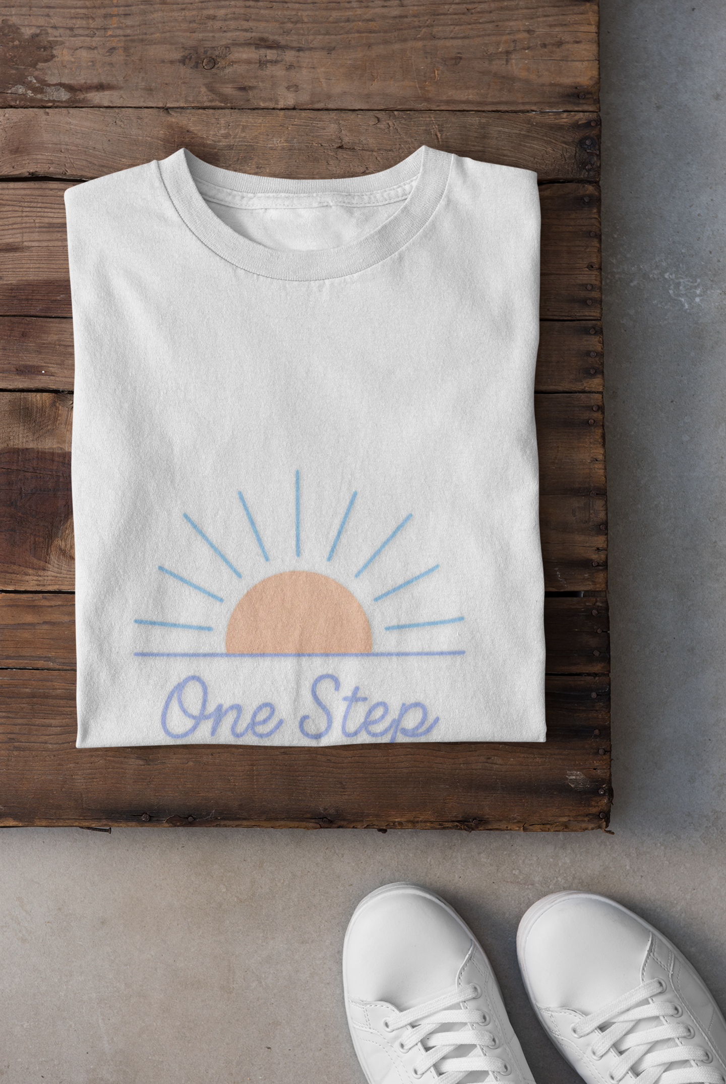 Unisex Softstyle T-Shirt - "One Step at a Time"