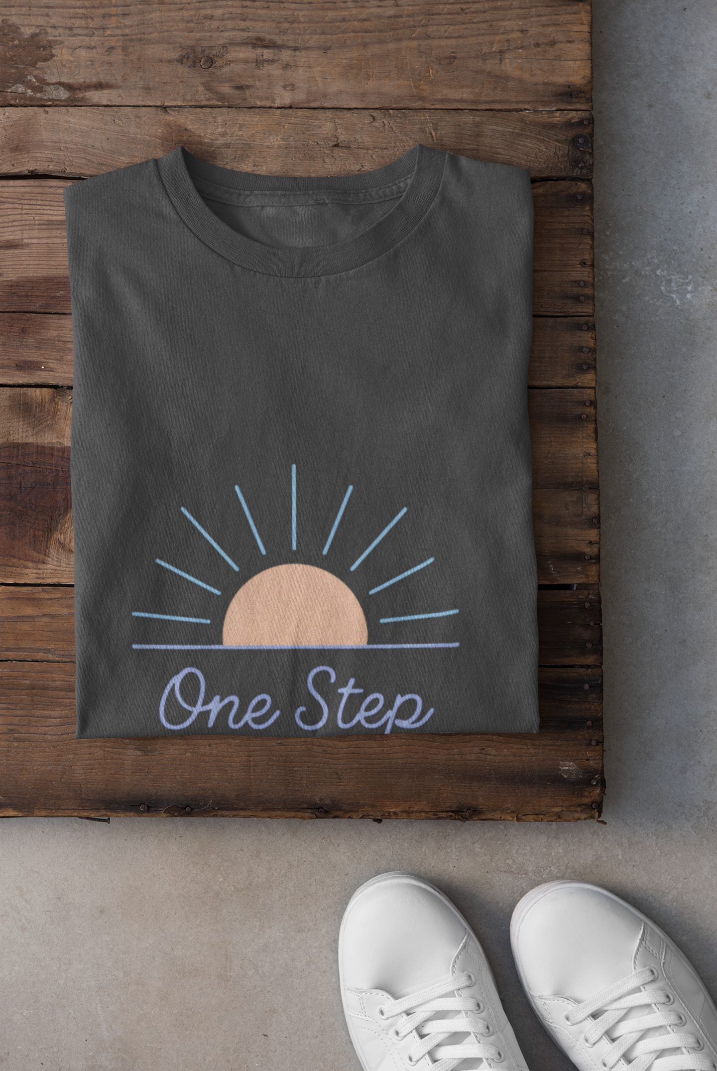 Unisex Softstyle T-Shirt - "One Step at a Time"