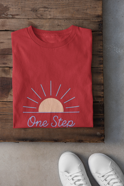 Unisex Softstyle T-Shirt - "One Step at a Time"