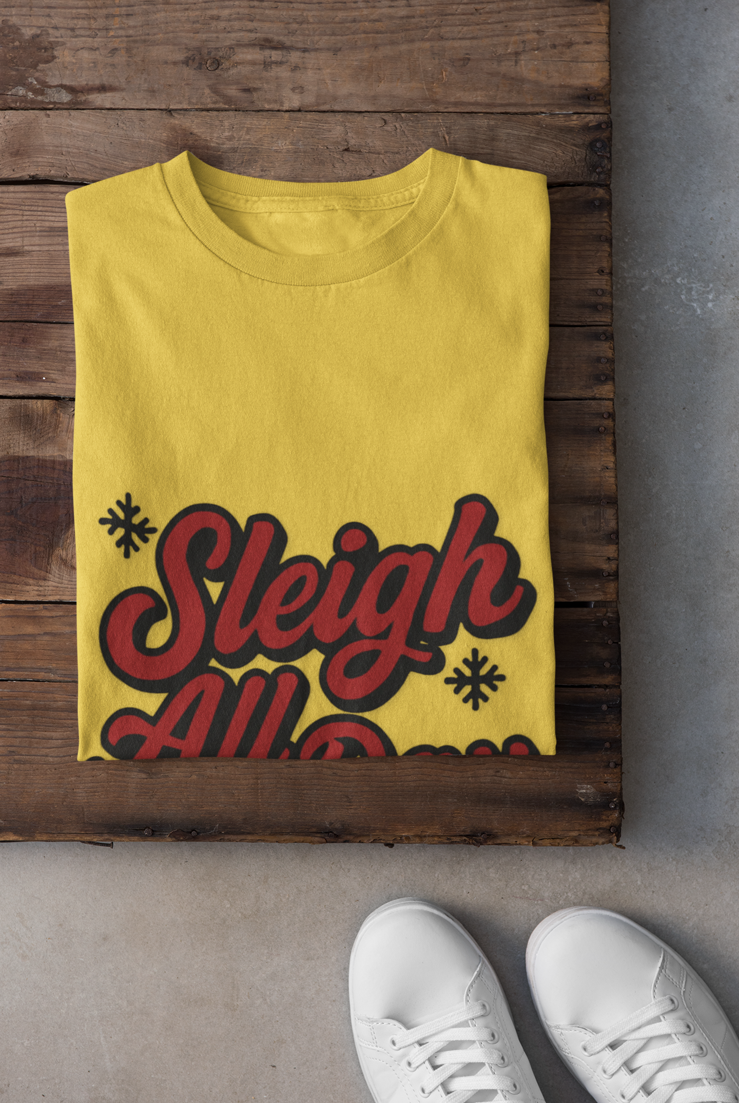 Sleigh All Day Unisex Softstyle T-Shirt