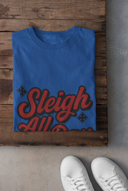 Sleigh All Day Unisex Softstyle T-Shirt