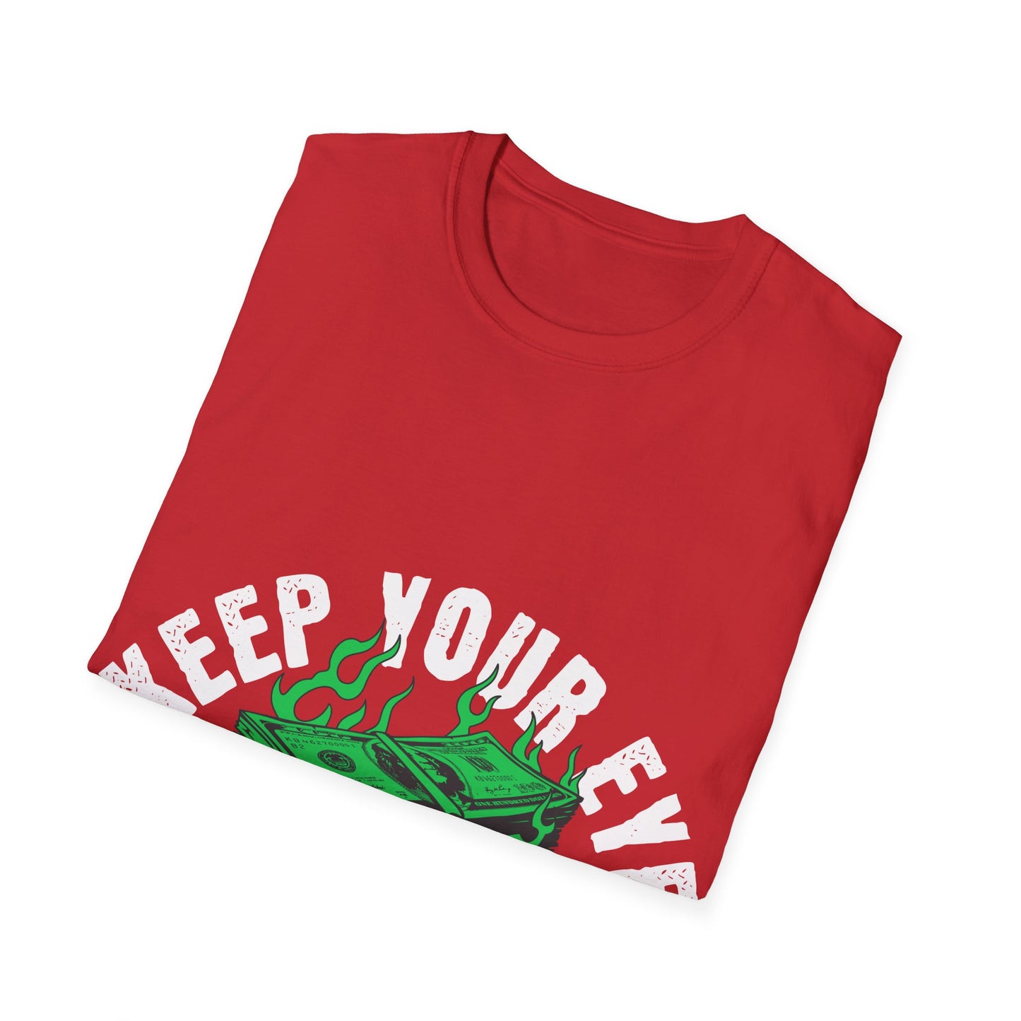 Money Flame T-Shirt - Trendy Graphic Tee