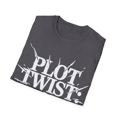 Plot Twist I Don't Care Unisex Softstyle T-Shirt