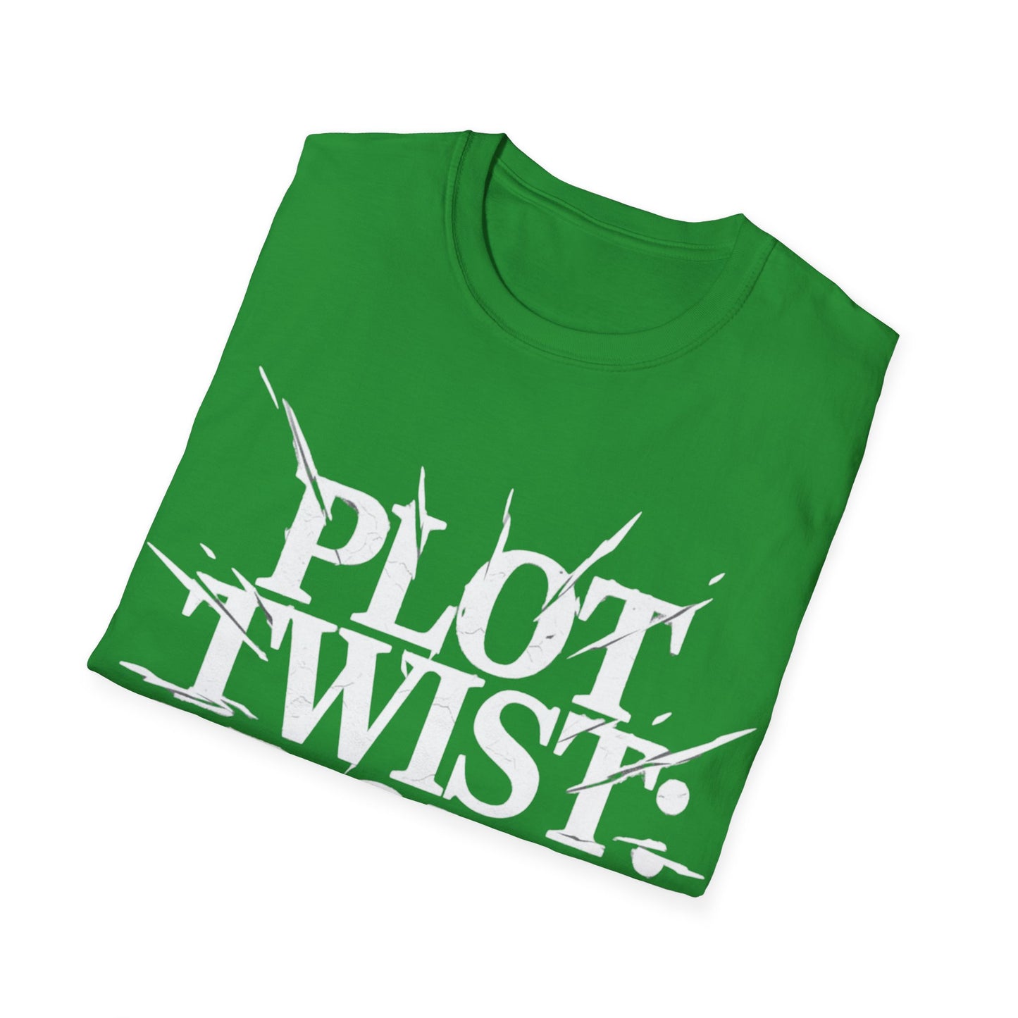 Plot Twist I Don't Care Unisex Softstyle T-Shirt