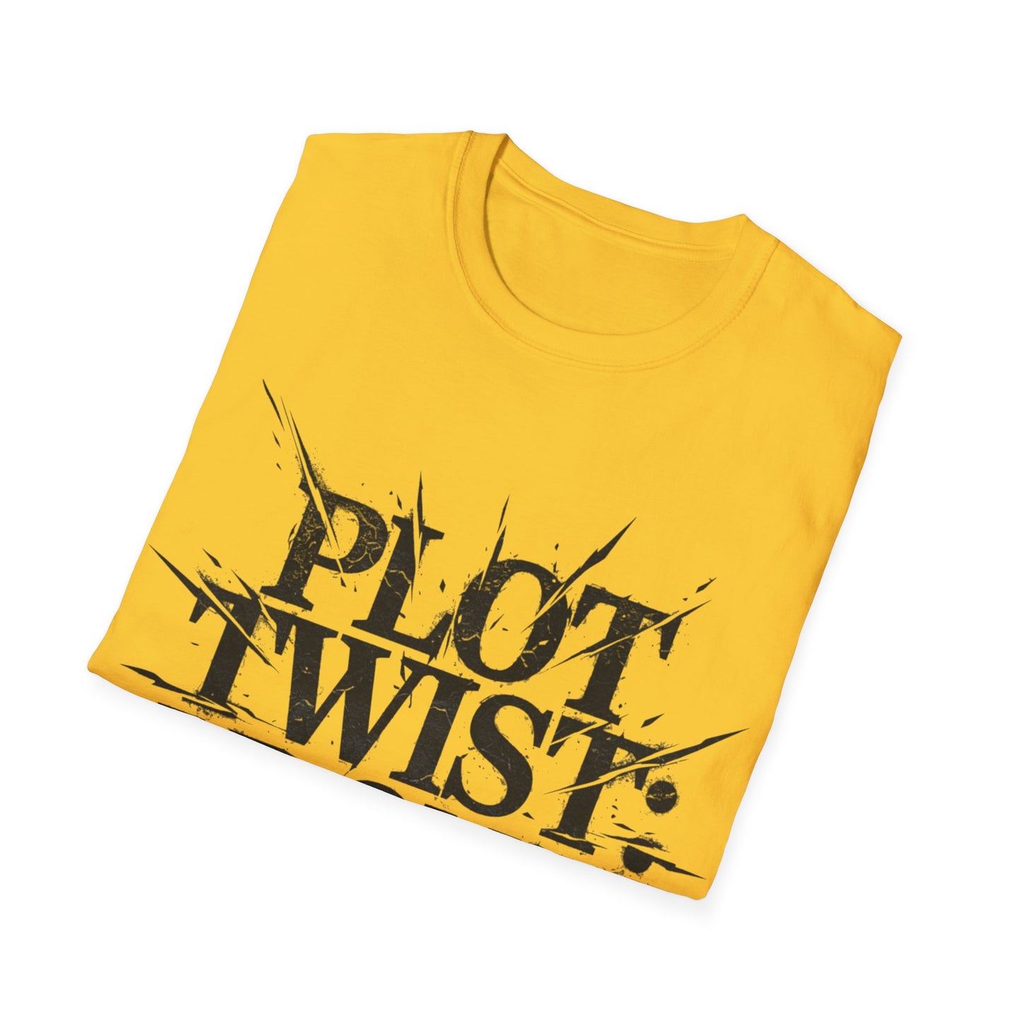 Plot Twist I Don't Care Unisex Softstyle T-Shirt